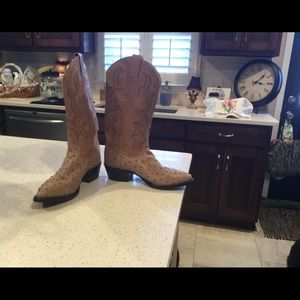 Vintage Tony Lama Ostrich Cowboy/Western Boots